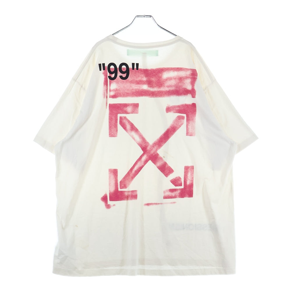 OFF-WHITE(オフホワイト) 19SS Stencil T-Shirt オーバーサイズ半袖Tシャツ ホワイト OMAA038R19185015