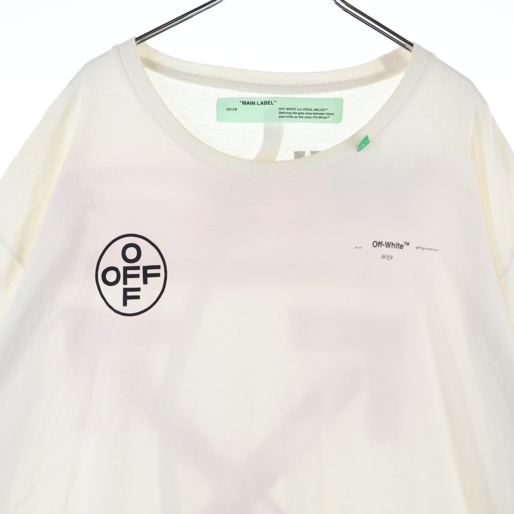 OFF-WHITE(オフホワイト) 19SS Stencil T-Shirt オーバーサイズ半袖Tシャツ ホワイト OMAA038R19185015