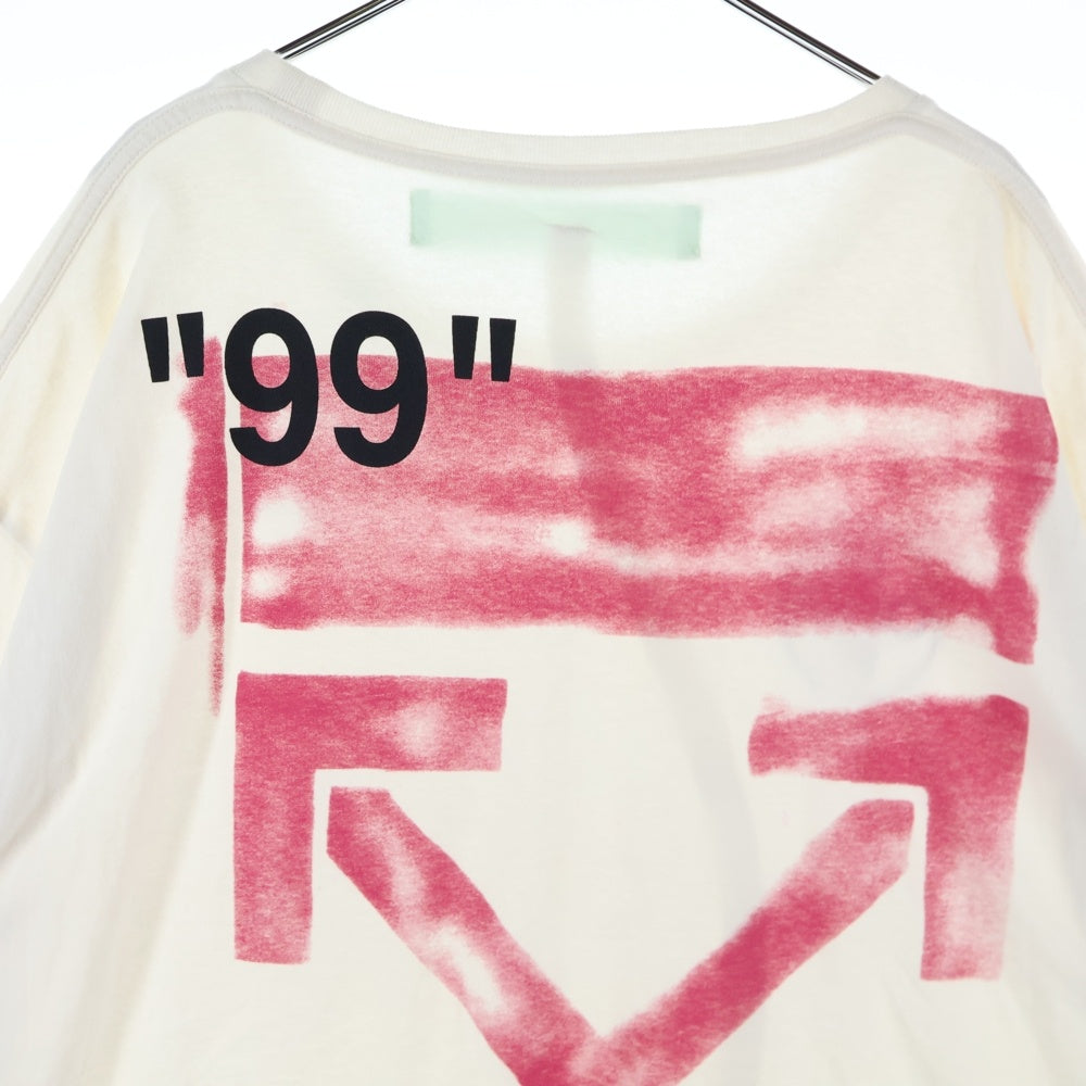 OFF-WHITE(オフホワイト) 19SS Stencil T-Shirt オーバーサイズ半袖Tシャツ ホワイト OMAA038R19185015