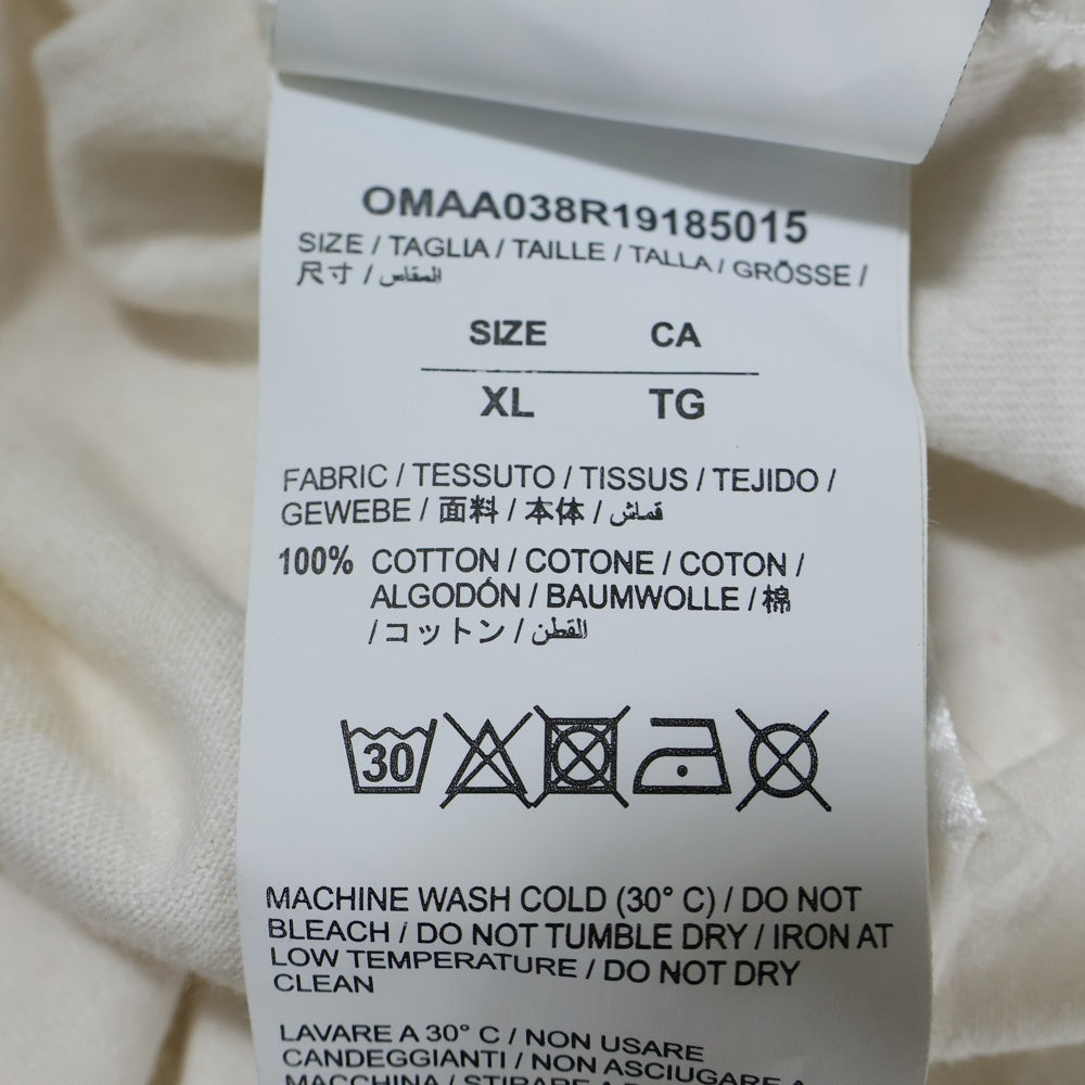 OFF-WHITE(オフホワイト) 19SS Stencil T-Shirt オーバーサイズ半袖Tシャツ ホワイト OMAA038R19185015