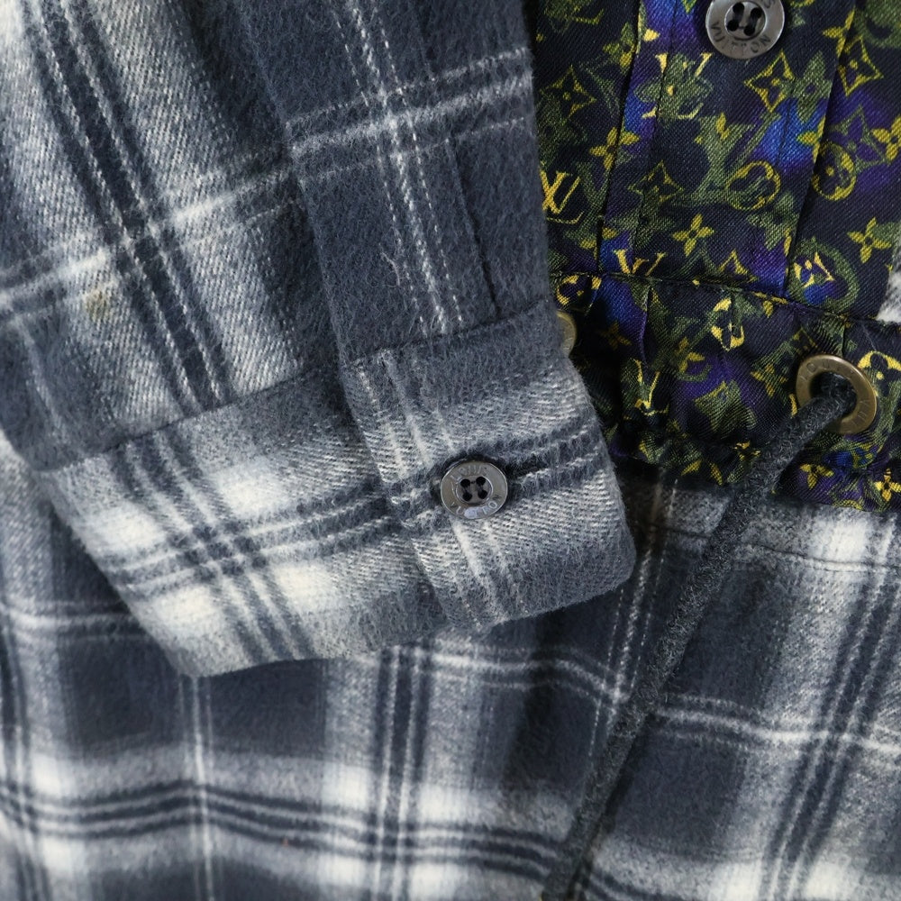 LOUIS VUITTON(ルイヴィトン) モノグラム チェック 長袖 ワンピース ブラック ECC-W04