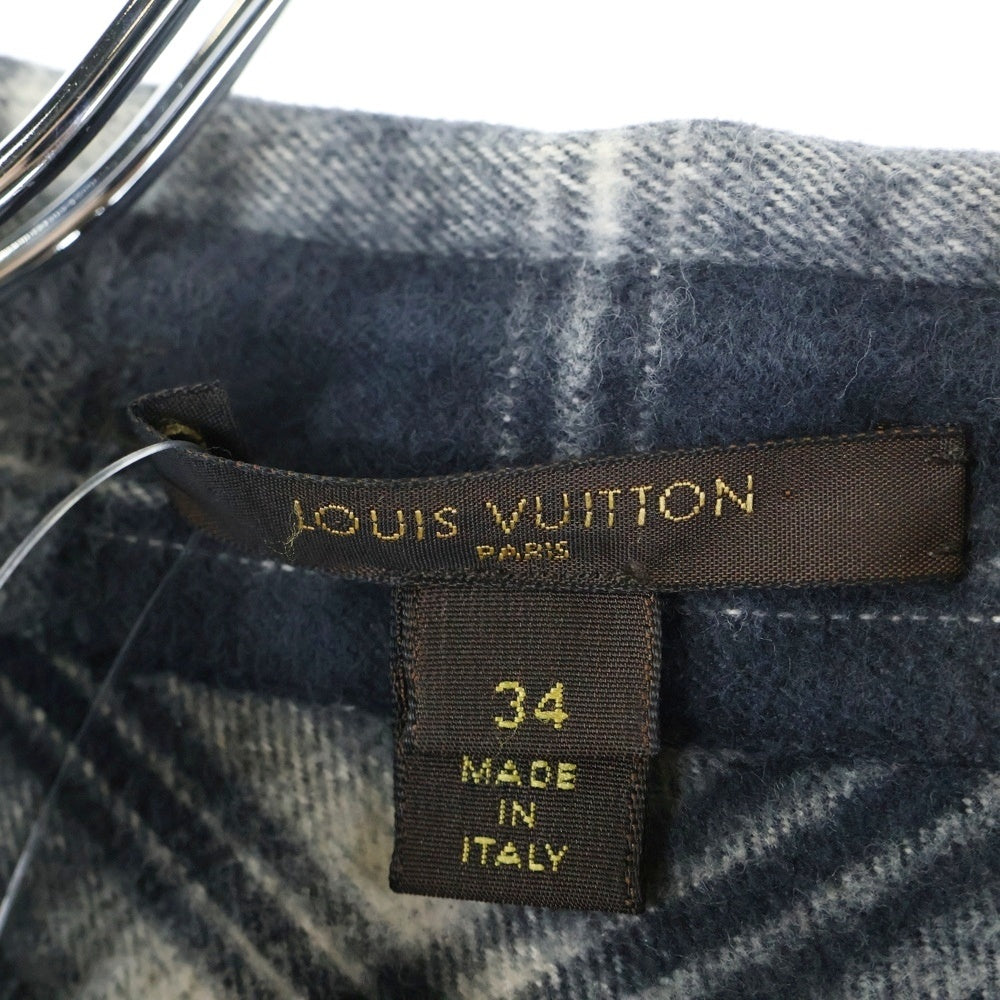 LOUIS VUITTON(ルイヴィトン) モノグラム チェック 長袖 ワンピース ブラック ECC-W04