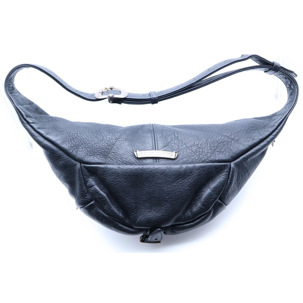CHROME HEARTS(クロムハーツ) #1 SNAT PACK スナットパック ダガージップ ガンスリンガーベルト レザーウエストバッグ ブラック BCA378