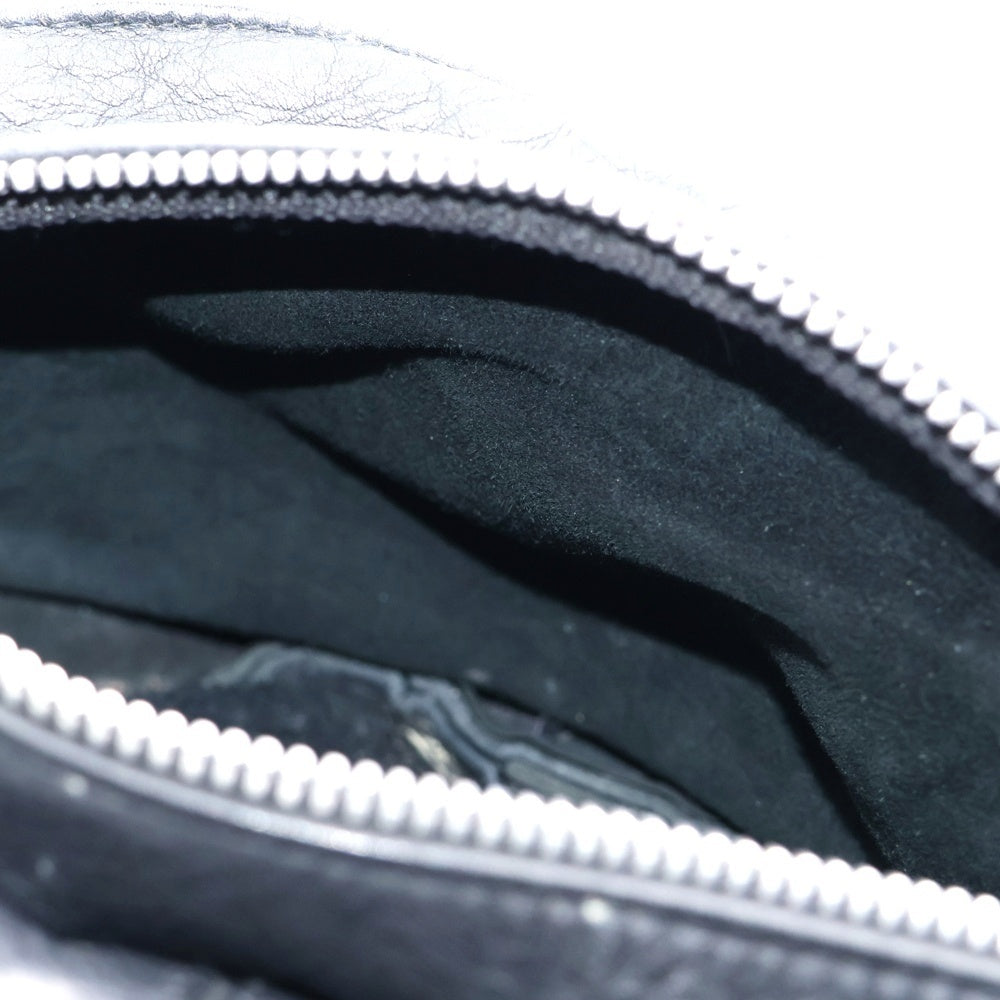 CHROME HEARTS(クロムハーツ) #1 SNAT PACK スナットパック ダガージップ ガンスリンガーベルト レザーウエストバッグ ブラック BCA378