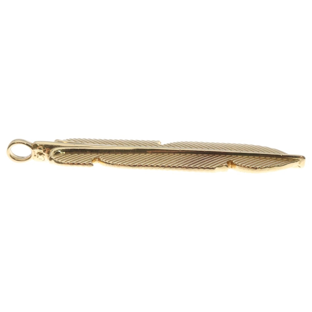 CHROME HEARTS(クロムハーツ) 22K FEATHER PENDANT フェザーペンダント ネックレストップ ゴールド