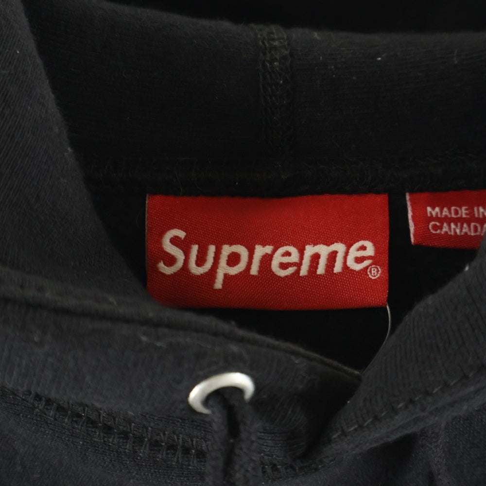 SUPREME(シュプリーム) 19SS ×Swarovski Box Logo Hooded Sweatshirt スワロフスキー ボックスロゴ フーディ スウェットプルオーバーパーカー ブラック