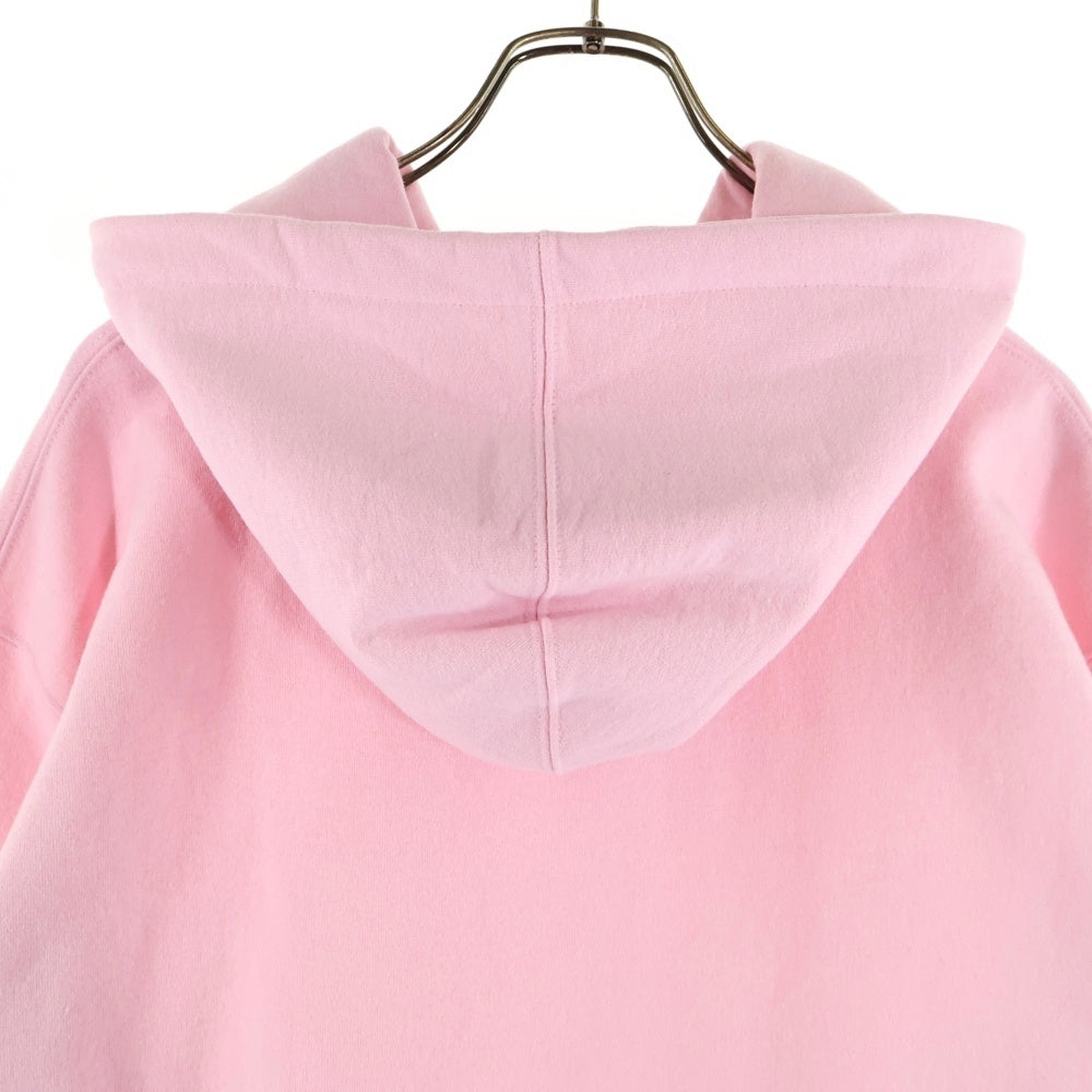 SUPREME(シュプリーム) 22SS ×BURBERRY Box Logo Hooded Sweatshirt バーバリー ボックスロゴ スウェットプルオーバーパーカー ピンク