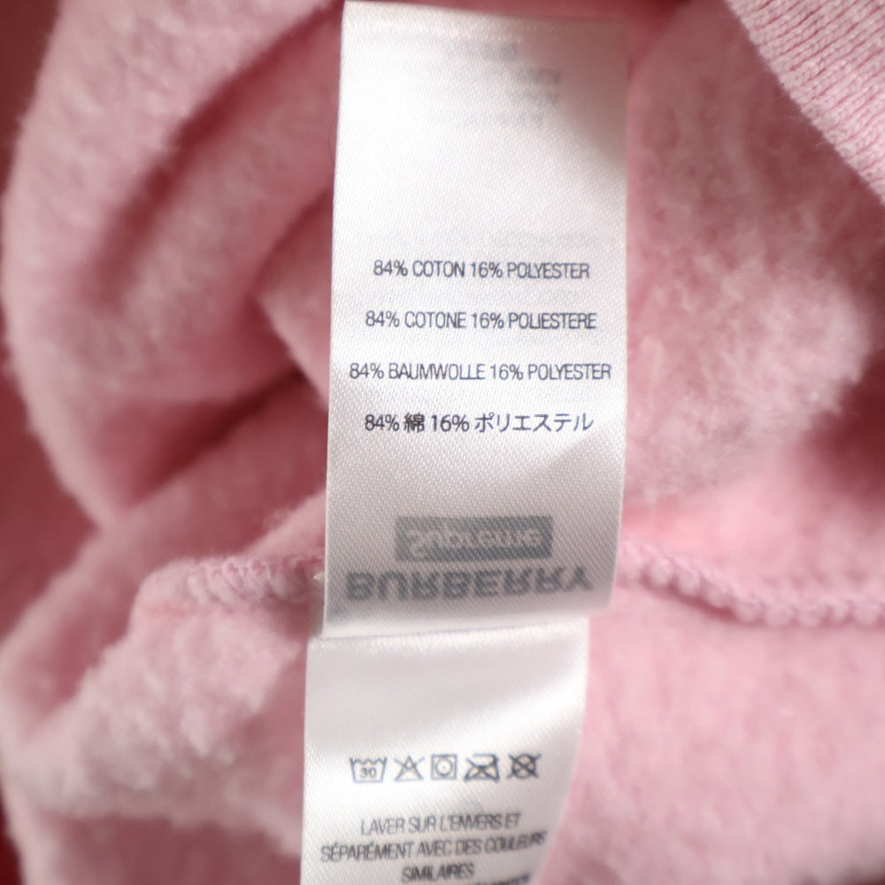 SUPREME(シュプリーム) 22SS ×BURBERRY Box Logo Hooded Sweatshirt バーバリー ボックスロゴ スウェットプルオーバーパーカー ピンク