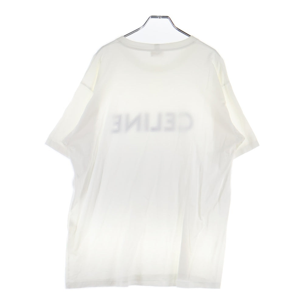 CELINE(セリーヌ) 21SS Studded Logo S/S Tee スタッズロゴTシャツ 半袖 カットソー ブラック 2X687501F