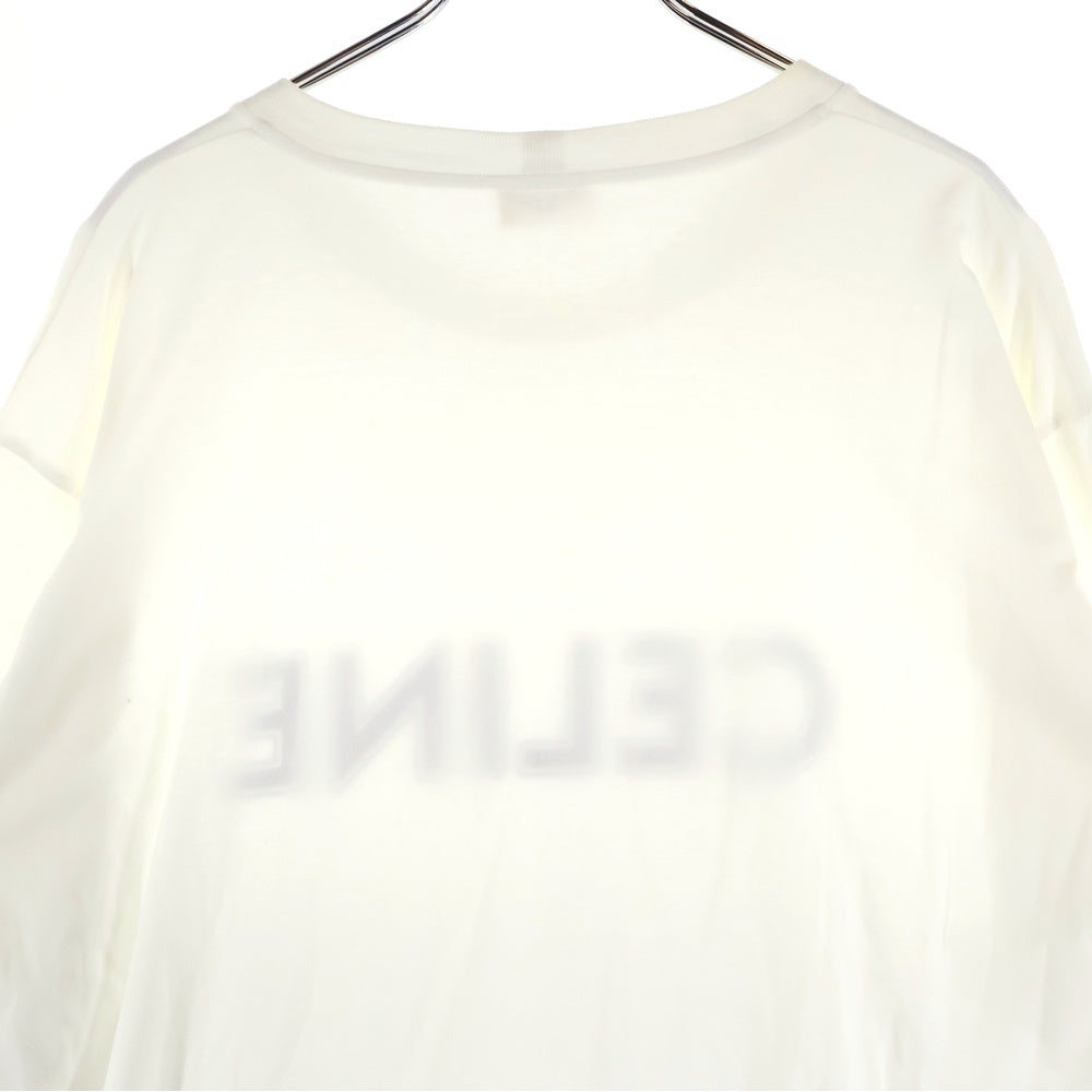 CELINE(セリーヌ) 21SS Studded Logo S/S Tee スタッズロゴTシャツ 半袖 カットソー ブラック 2X687501F