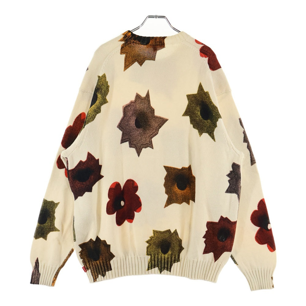 SUPREME(シュプリーム) 22SS Nate Lowman Sweater ネイト ローマン ニット セーター ホワイト