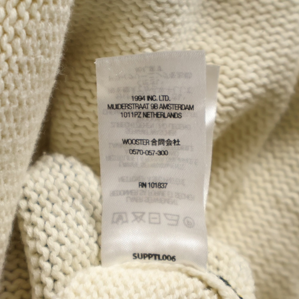 SUPREME(シュプリーム) 22SS Nate Lowman Sweater ネイト ローマン ニット セーター ホワイト