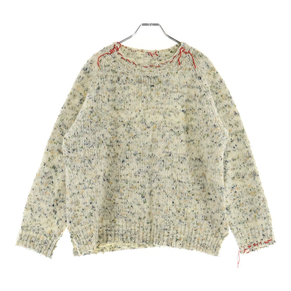 Maison Margiela 1(メゾンマルジェラ) 20AW Wool Knit Sweater クルーネック ウールニットセーター マルチ レディース S51GP0189 S17472