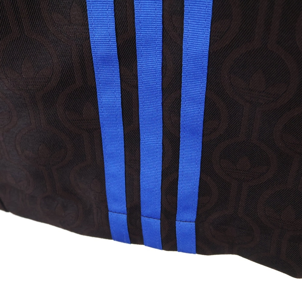 adidas(アディダス) LARGE CLUB TRACKPANTS 総柄トラックパンツ ブラウン JN5970