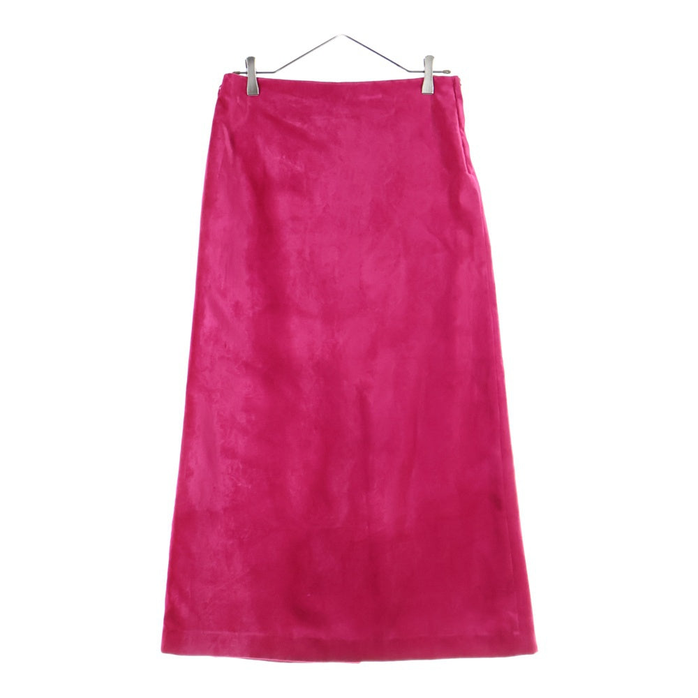 GUCCI(グッチ) Fuchsia Velvet Skirt ベルベット ベロアスカート レッド レディース 759796 Z8BMP