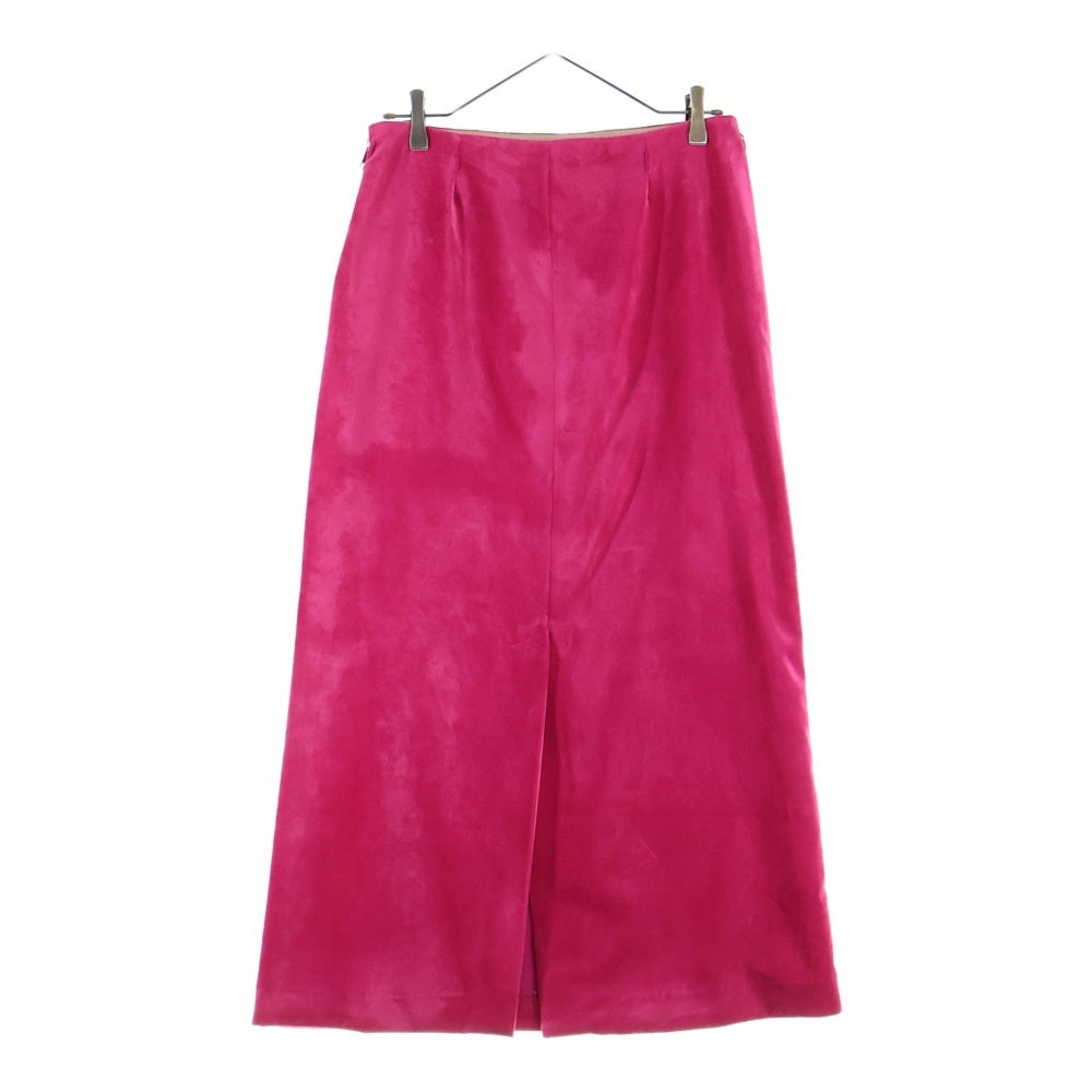 GUCCI(グッチ) Fuchsia Velvet Skirt ベルベット ベロアスカート レッド レディース 759796 Z8BMP