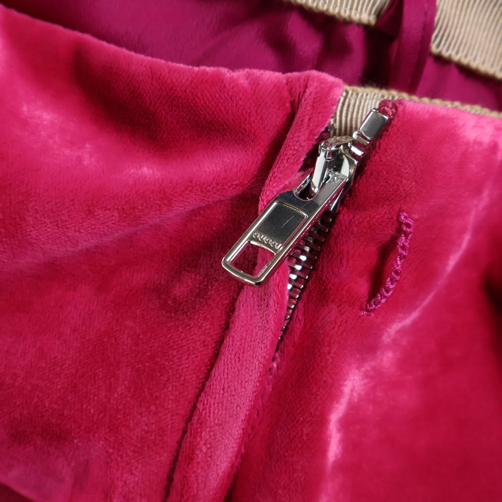 GUCCI(グッチ) Fuchsia Velvet Skirt ベルベット ベロアスカート レッド レディース 759796 Z8BMP