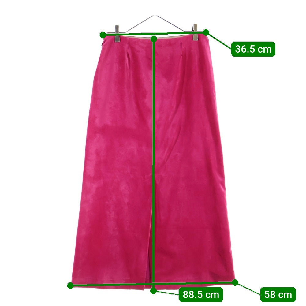 GUCCI(グッチ) Fuchsia Velvet Skirt ベルベット ベロアスカート レッド レディース 759796 Z8BMP
