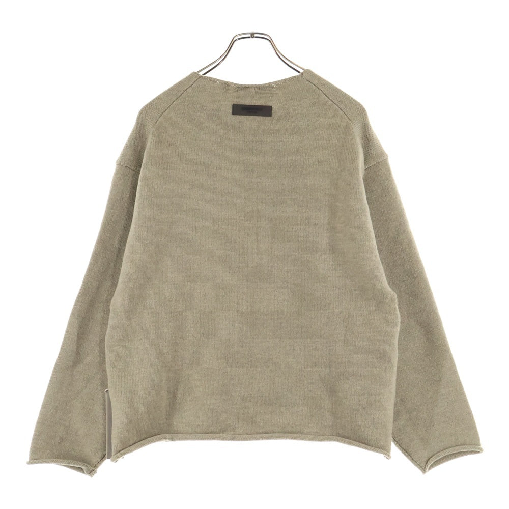 FEAR OF GOD ESSENTIALS(フィアオブゴッド エッセンシャルズ) KNIT SWEATER 1977 クルーネックニットセーター ベージュ