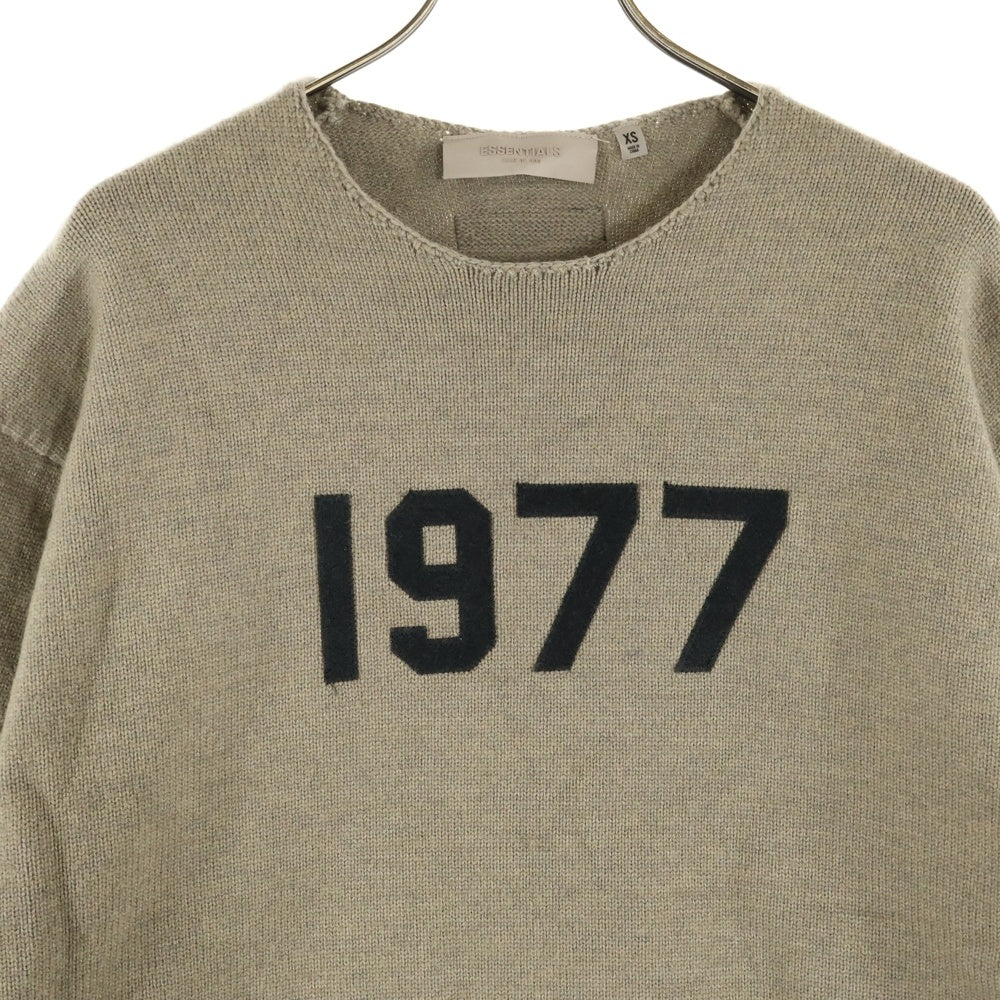 FEAR OF GOD ESSENTIALS(フィアオブゴッド エッセンシャルズ) KNIT SWEATER 1977 クルーネックニットセーター ベージュ