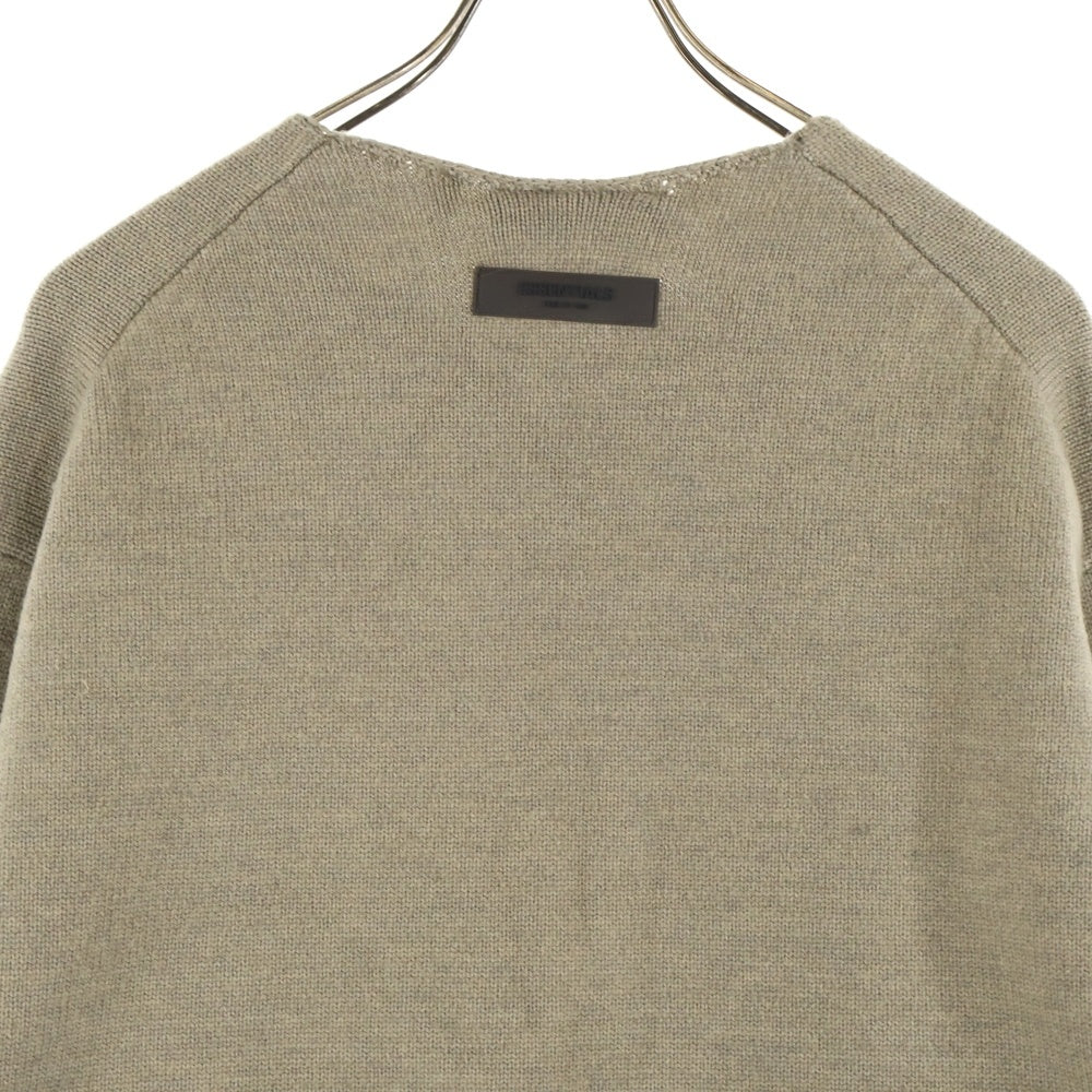 FEAR OF GOD ESSENTIALS(フィアオブゴッド エッセンシャルズ) KNIT SWEATER 1977 クルーネックニットセーター ベージュ
