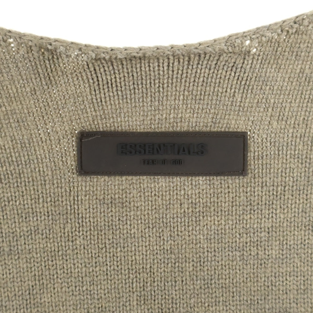 FEAR OF GOD ESSENTIALS(フィアオブゴッド エッセンシャルズ) KNIT SWEATER 1977 クルーネックニットセーター ベージュ