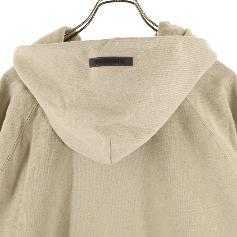 FEAR OF GOD ESSENTIALS(フィアオブゴッド エッセンシャルズ) HOODIE リフレクターロゴ プルオーバースウェットパーカー フーディー ベージュ