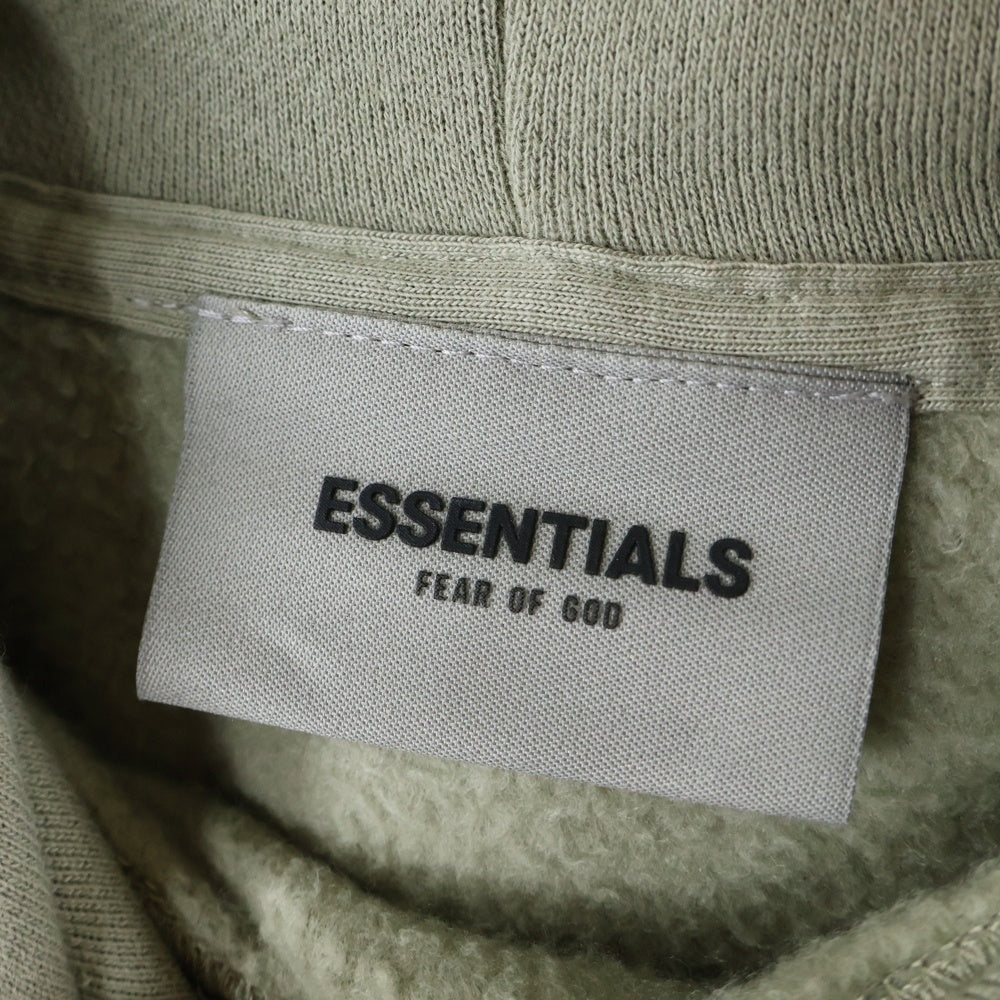 FEAR OF GOD ESSENTIALS(フィアオブゴッド エッセンシャルズ) HOODIE バックラバーロゴ プルオーバースウェットパーカー フーディー ベージュ