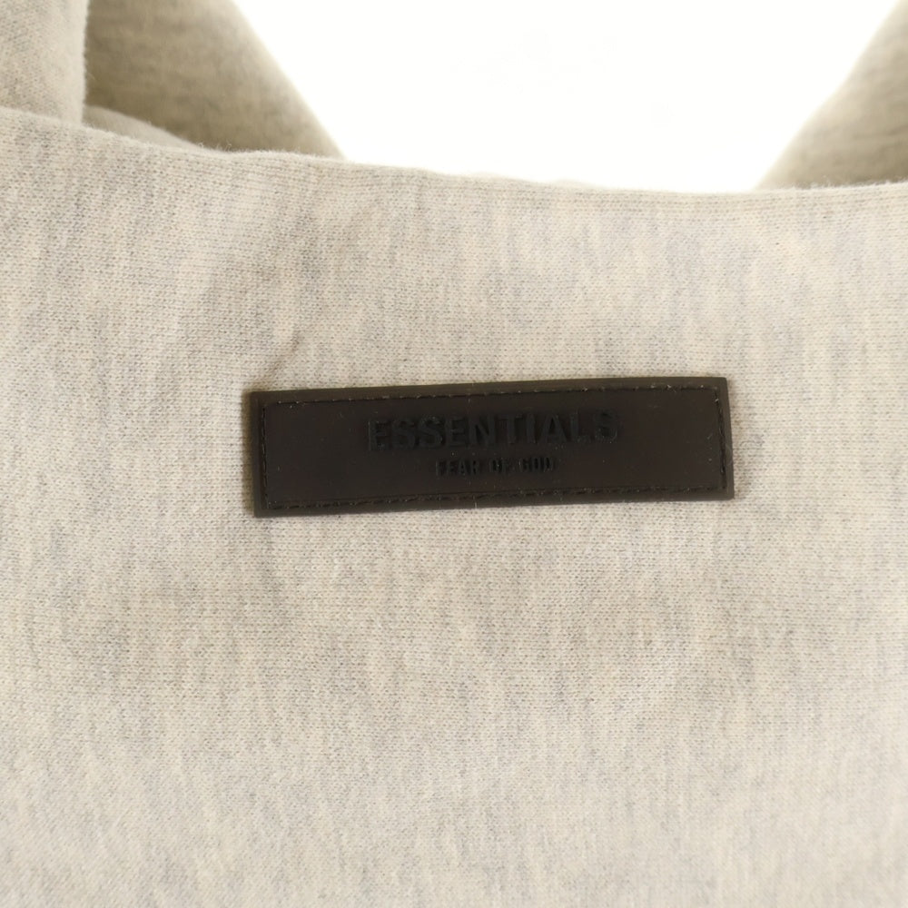 FEAR OF GOD ESSENTIALS(フィアオブゴッド エッセンシャルズ) HOODIE 1977 フェルトロゴ プルオーバースウェットパーカー フーディー グレージュ