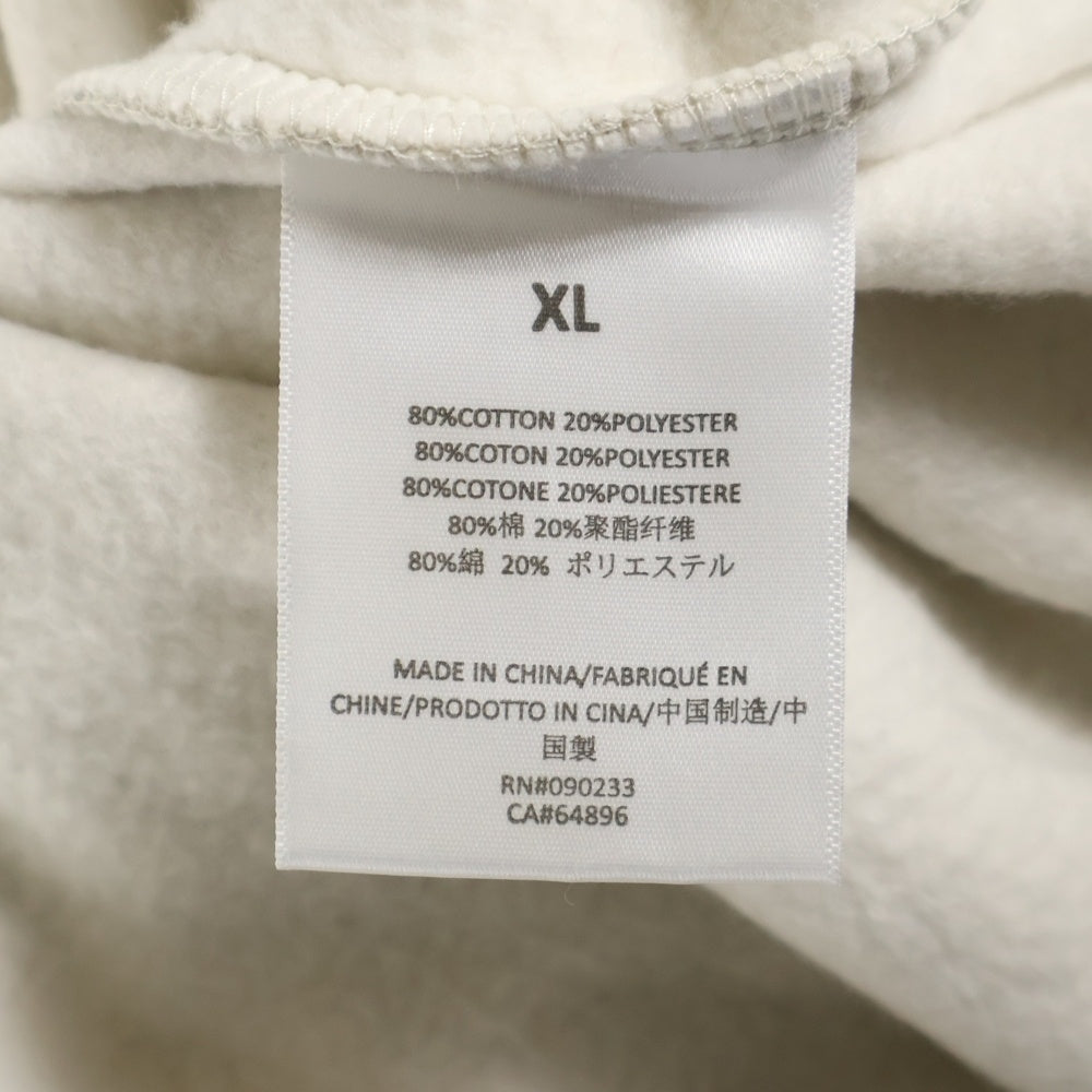 FEAR OF GOD ESSENTIALS(フィアオブゴッド エッセンシャルズ) HOODIE 1977 フェルトロゴ プルオーバースウェットパーカー フーディー グレージュ