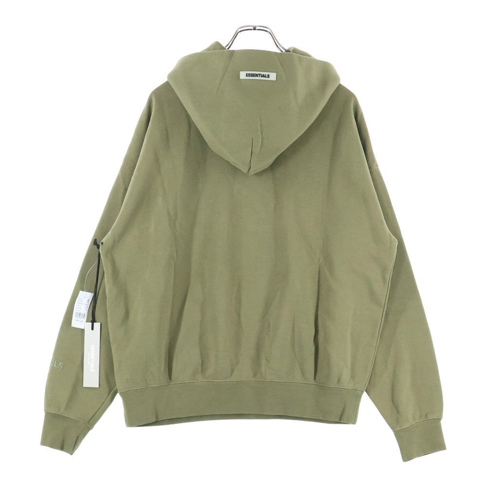 FEAR OF GOD ESSENTIALS(フィアオブゴッド エッセンシャルズ) HOODIE 刺繍 プルオーバースウェットパーカー フーディー カーキ
