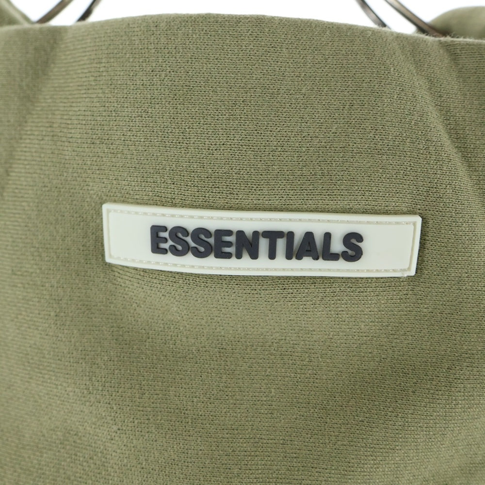 FEAR OF GOD ESSENTIALS(フィアオブゴッド エッセンシャルズ) HOODIE 刺繍 プルオーバースウェットパーカー フーディー カーキ