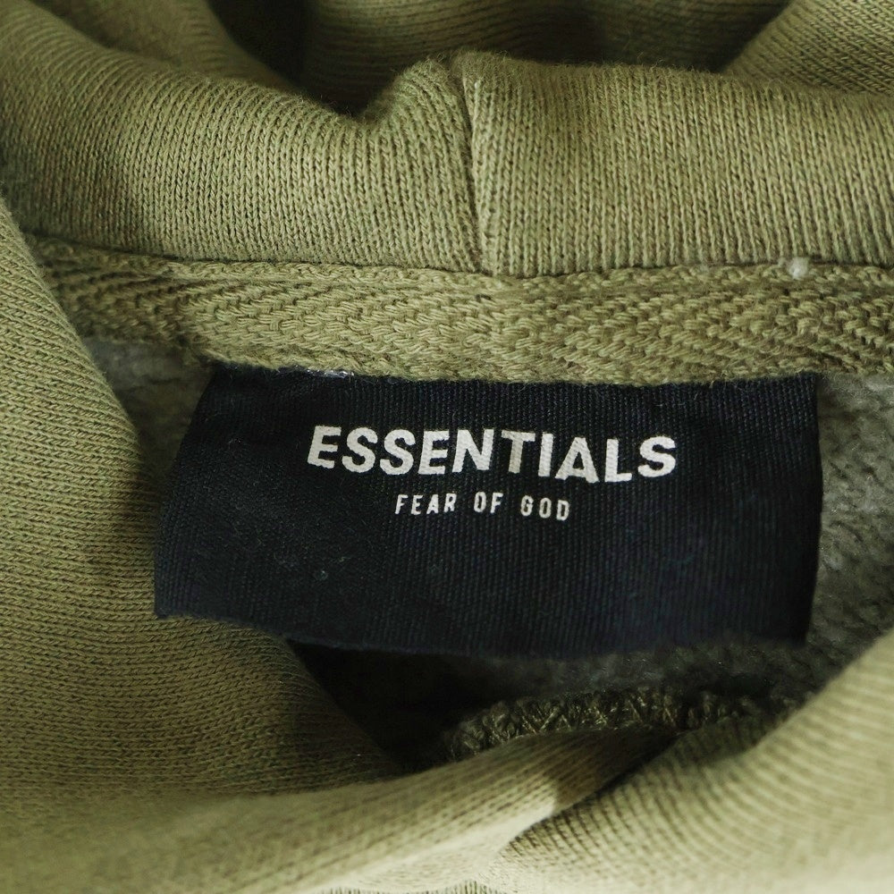 FEAR OF GOD ESSENTIALS(フィアオブゴッド エッセンシャルズ) HOODIE 刺繍 プルオーバースウェットパーカー フーディー カーキ