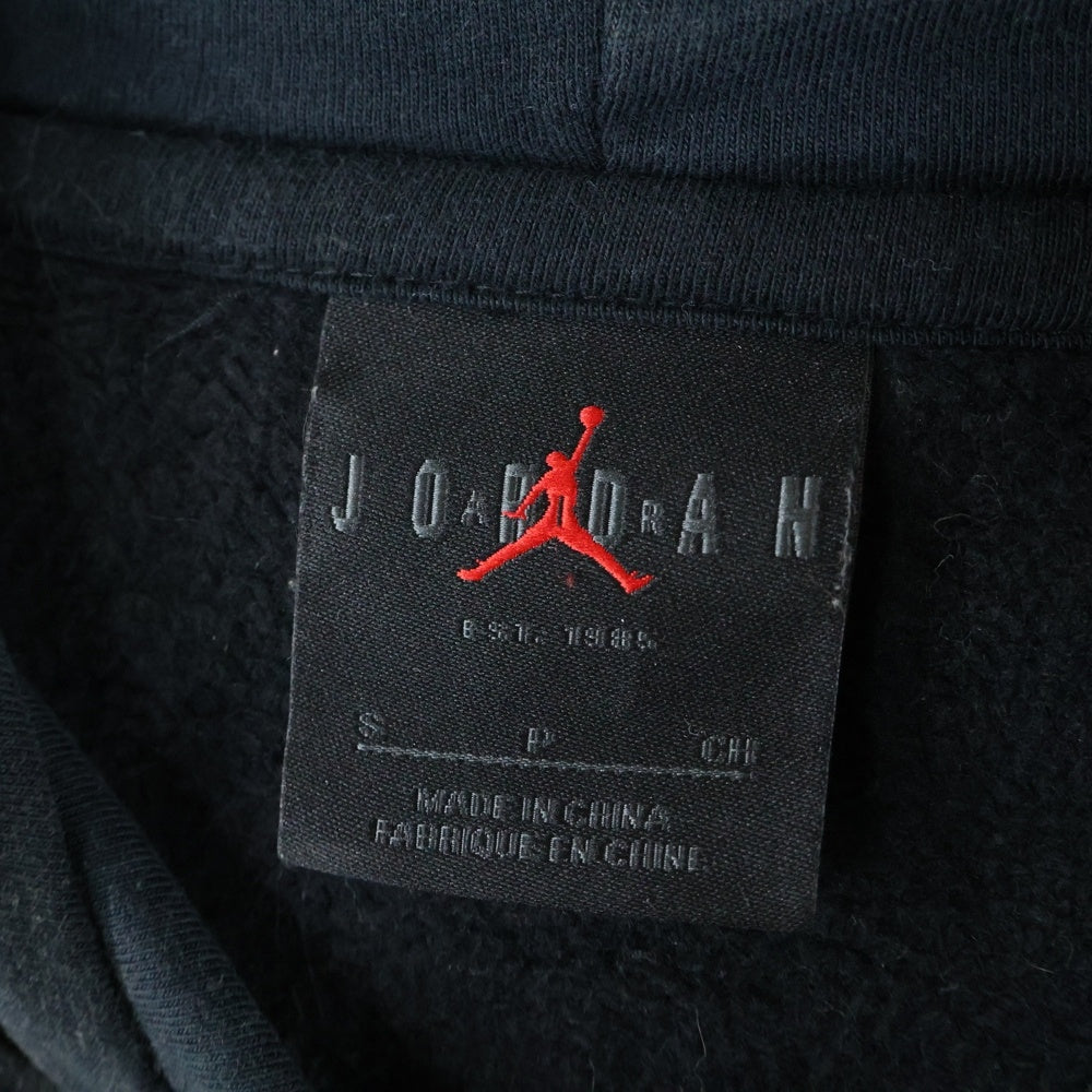 NIKE(ナイキ) 19SS ×TRAVIS SCOTT Jordan SRT Fleece Hoodie トラヴィススコット 刺繍プルオーバースウェットパーカー フーディー ブラック CK4039-010