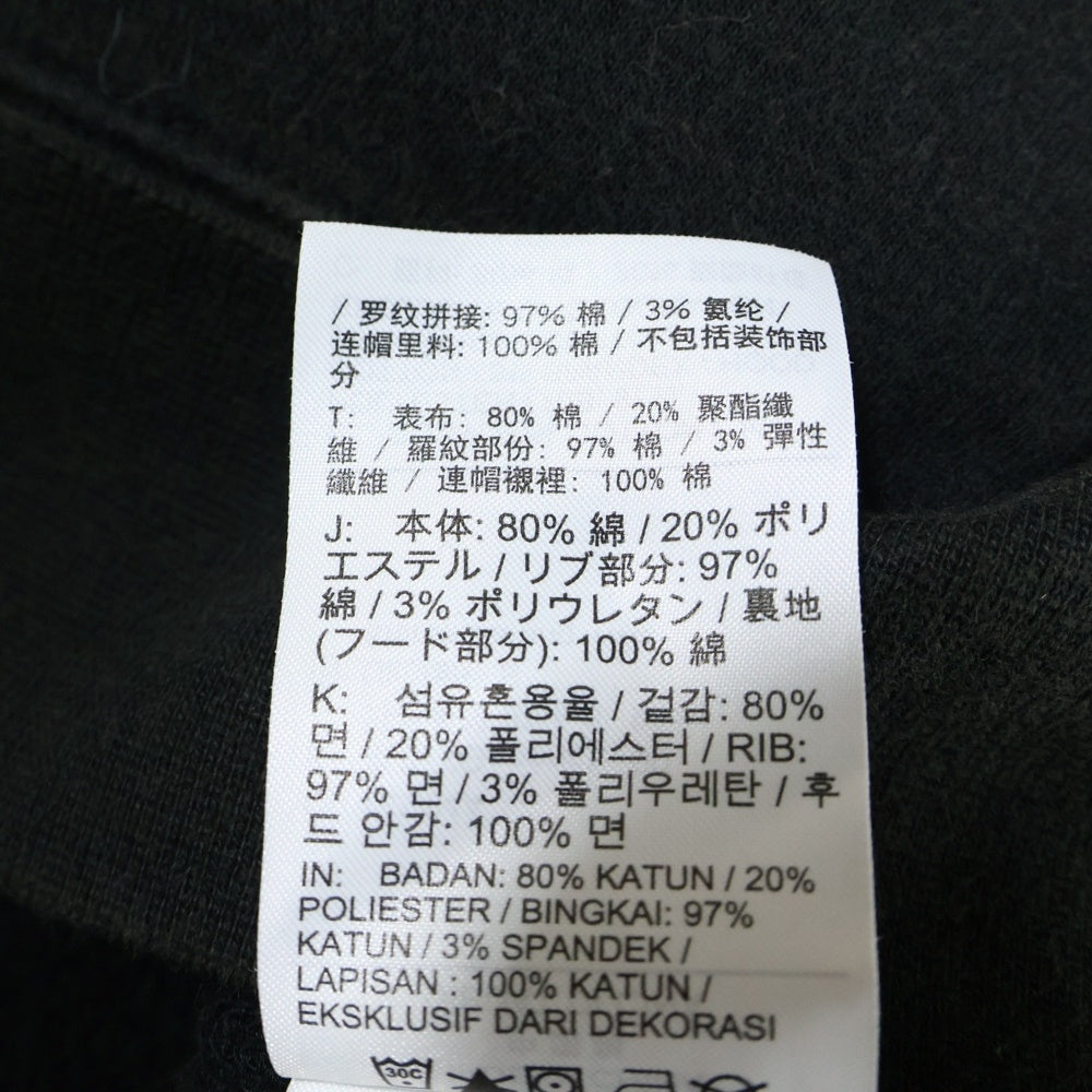 NIKE(ナイキ) 19SS ×TRAVIS SCOTT Jordan SRT Fleece Hoodie トラヴィススコット 刺繍プルオーバースウェットパーカー フーディー ブラック CK4039-010