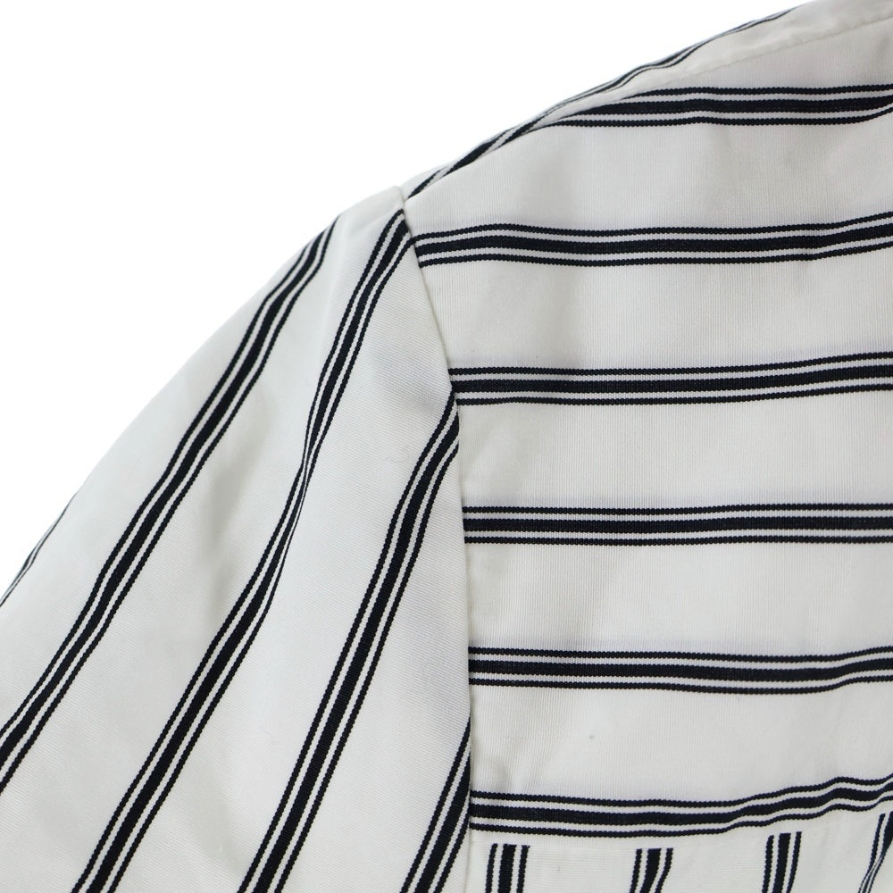 OFF-WHITE(オフホワイト) 18AW Stripe Shirt 長袖ストライプシャツ ホワイト レディース OWGA047E18742029