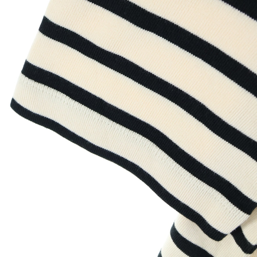 JIL SANDER +(ジルサンダープラス) HORIZONTAL STRIPE T-SHIRT ボーダー半袖Tシャツ アイボリー JPUU707536