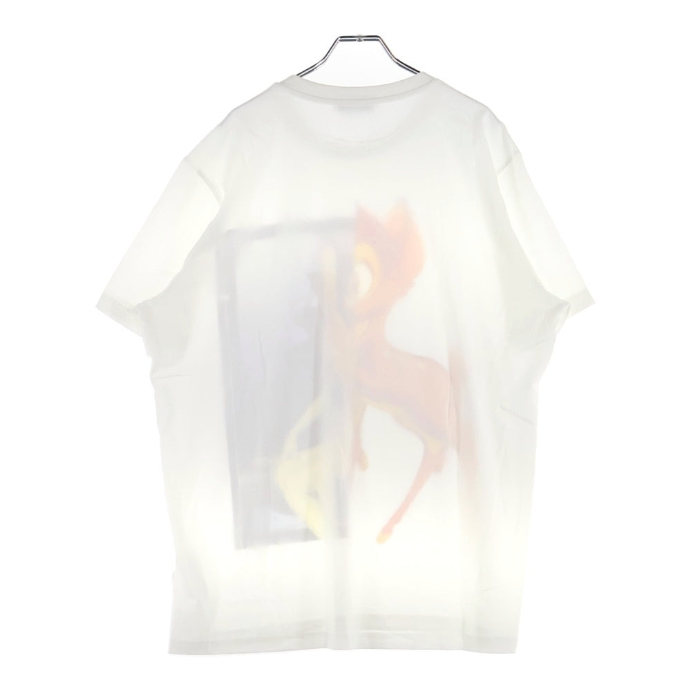 GIVENCHY(ジバンシィ) 19SS ×DISNEY Bambi Oversize Print T-Shirt ディズニー バンビ プリント半袖Tシャツ ホワイト BW700D304U