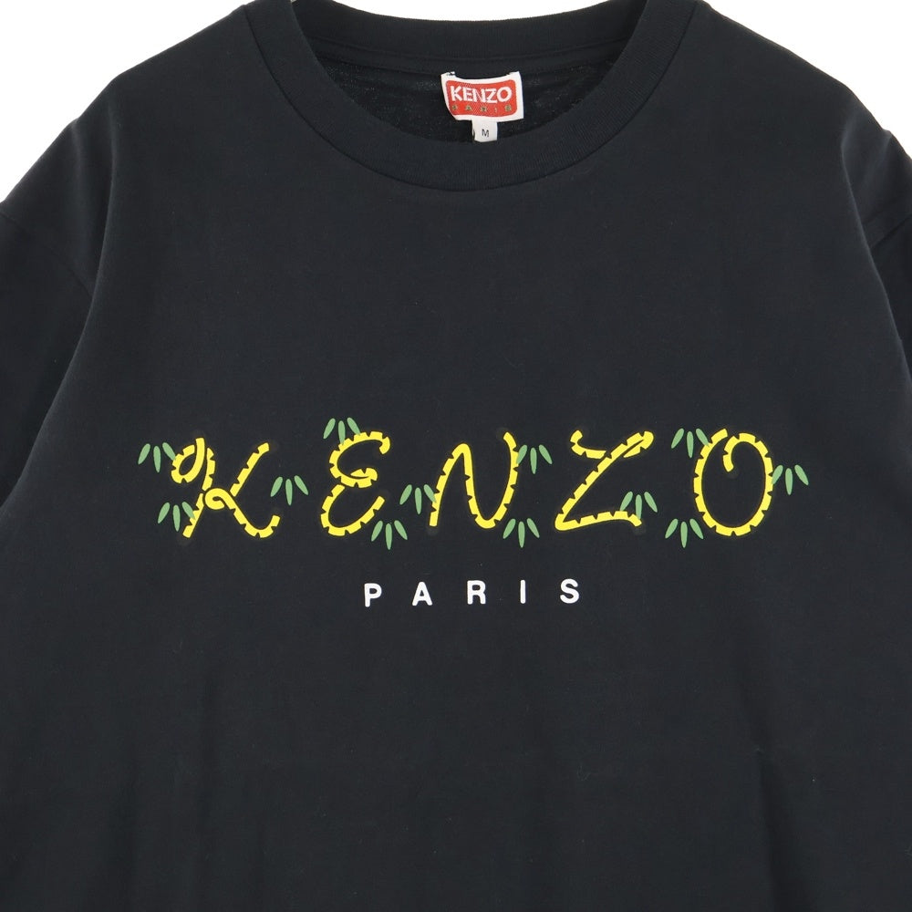 KENZO(ケンゾー) Nigo Tiger Tail T-Shirt 半袖Tシャツ ブラック FC55TS407CSL