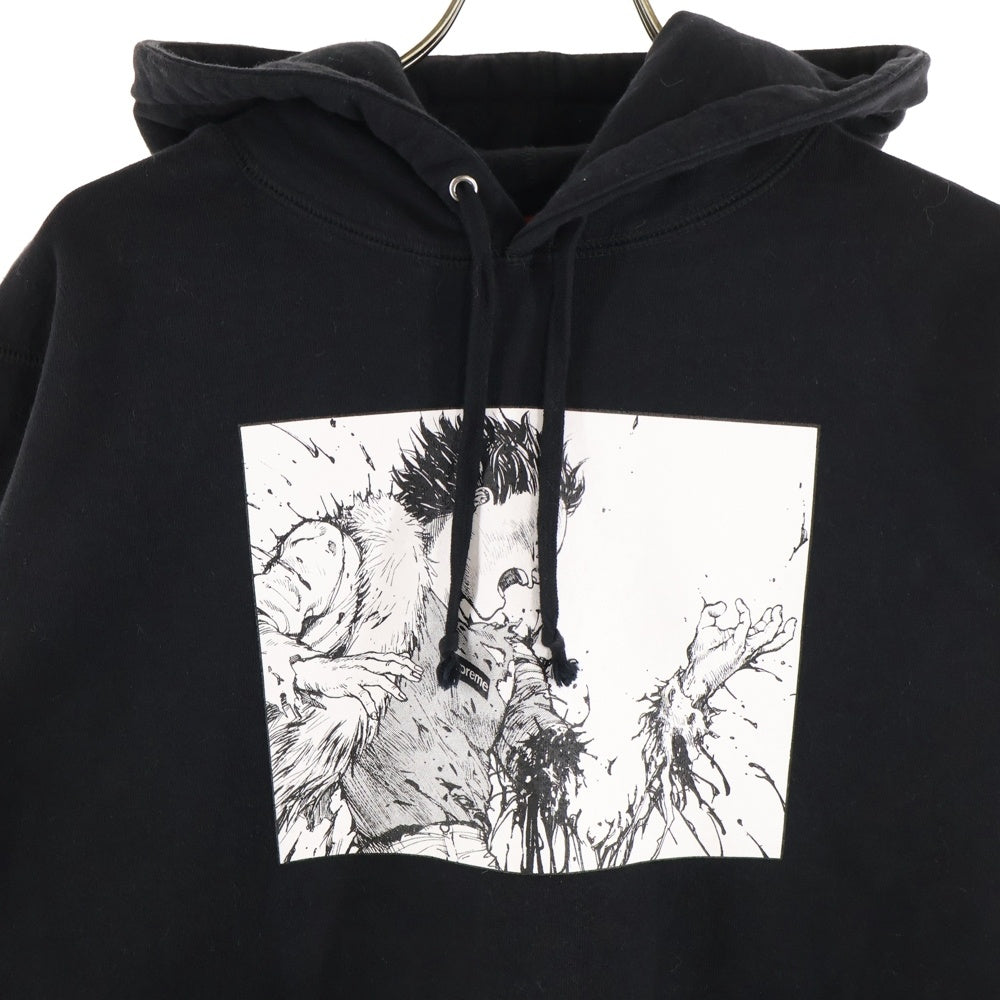 SUPREME(シュプリーム) 17AW AKIRA Arm Hooded Sweatshirt アキラ アーム プルオーバースウェットパーカー フーディー ブラック