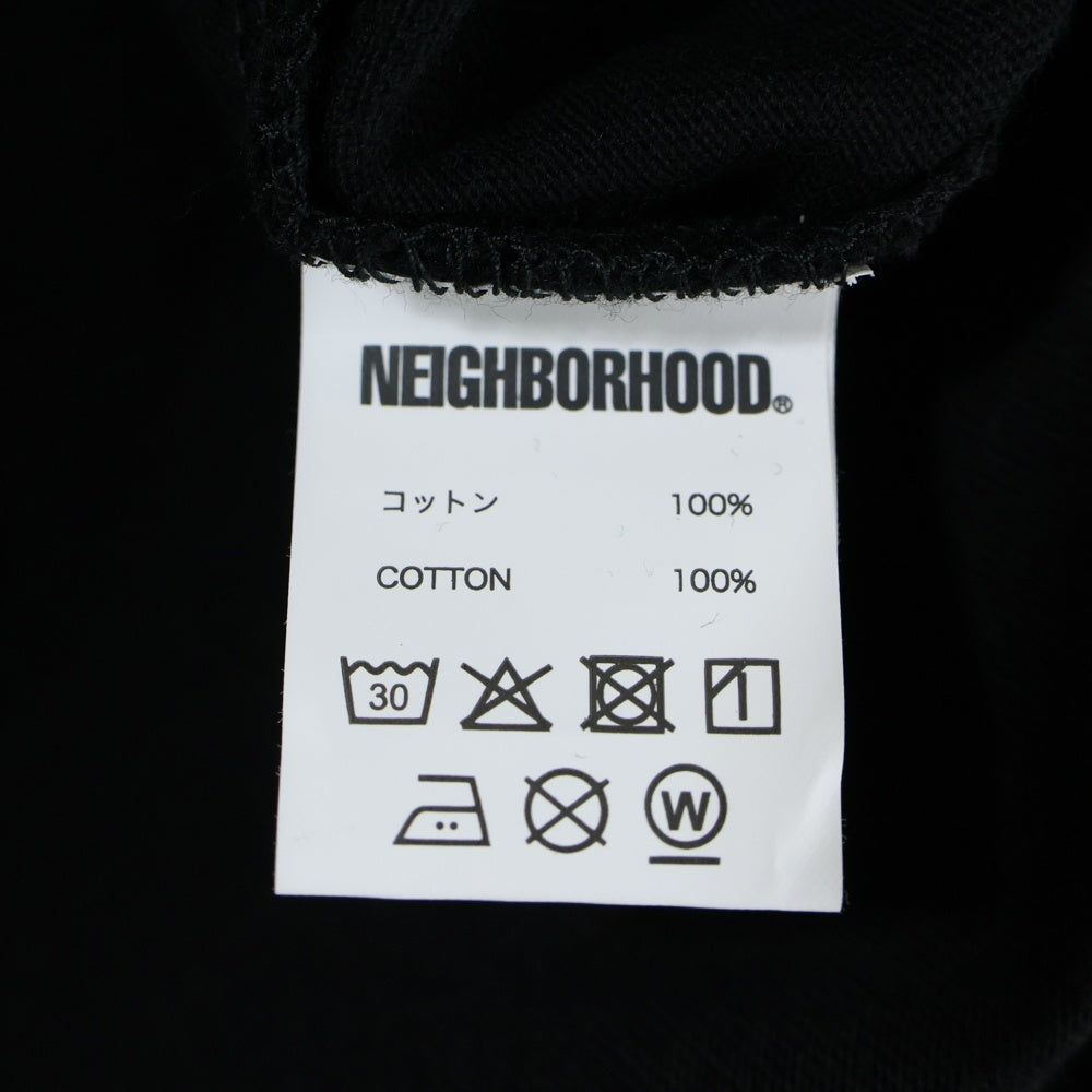 NEIGHBORHOOD(ネイバーフッド) 25AW 30周年記念 ×OSAMU NAGAHAMA EXHIBITION THE TOKYO HUNDREDS TEE 長濱治 フロントロゴプリント半袖Tシャツ ブラック 252PCNON-ST01S