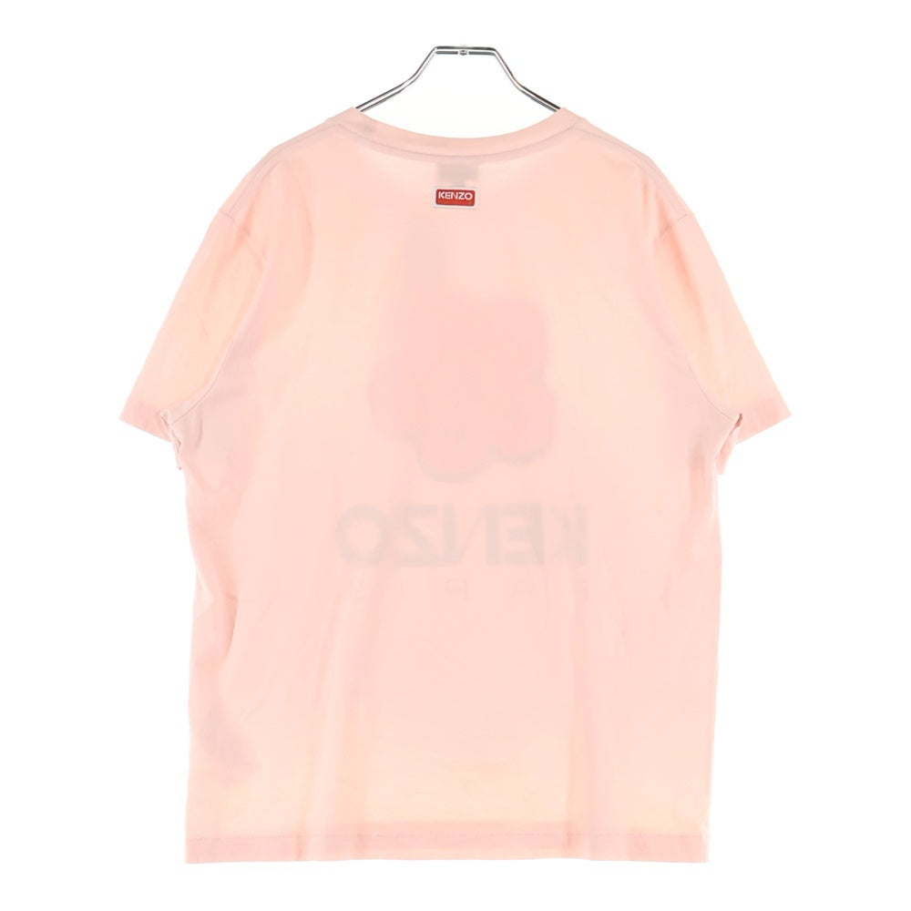 KENZO(ケンゾー) フロントフラワーロゴプリント 半袖Tシャツ ピンク FD52TS0394SO