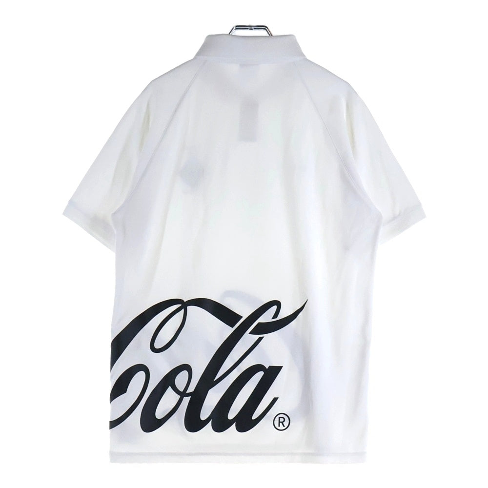 F.C.R.B./F.C.Real Bristol/FCRB(エフシーアールビー/エフシーレアルブリストル) 20SS COCA-COLA POLO コカコーラ 半袖ポロシャツ ホワイト FCRB-200027