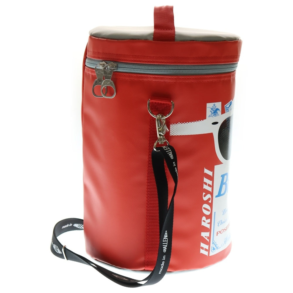 CHALLENGER(チャレンジャー) ×HAROSHI ×Budweiser Bag ハロシ バドワイザー クーラーバッグ レッド CLGBUD 025-007