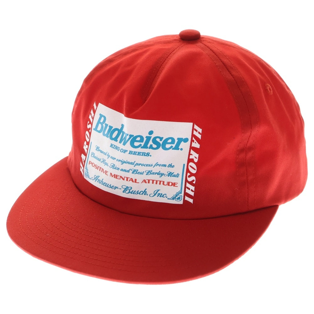 CHALLENGER(チャレンジャー) ×HAROSHI ×Budweiser Cap ハロシ バドワイザー キャップ 帽子 レッド CLGBUD 025-007