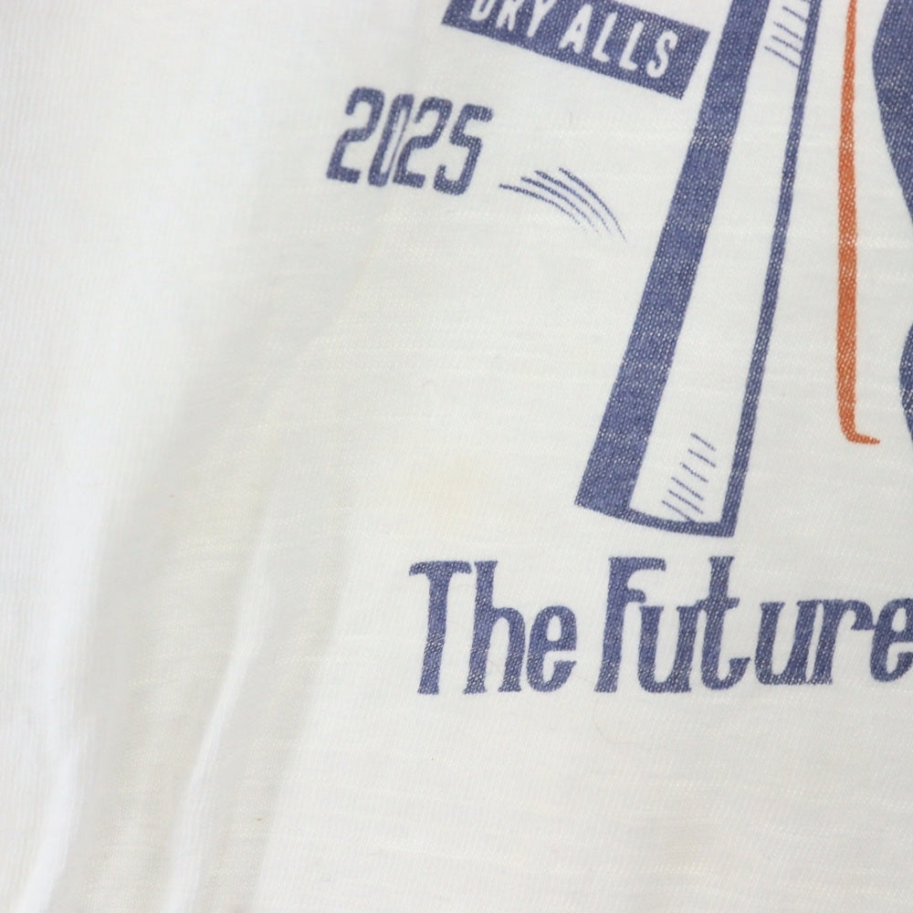 HUMAN MADE(ヒューマンメイド) 25SS GRAPHIC T-SHIRT The Future is in the past 半袖Tシャツ ホワイト