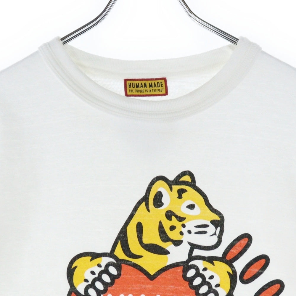 HUMAN MADE(ヒューマンメイド) GRAPHIC T-SHIRT Tiger Heart 半袖Tシャツ ホワイト