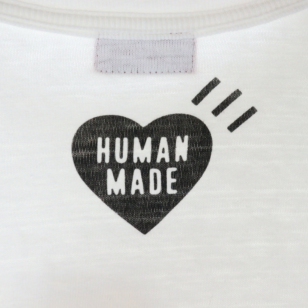 HUMAN MADE(ヒューマンメイド) GRAPHIC T-SHIRT Tiger Heart 半袖Tシャツ ホワイト