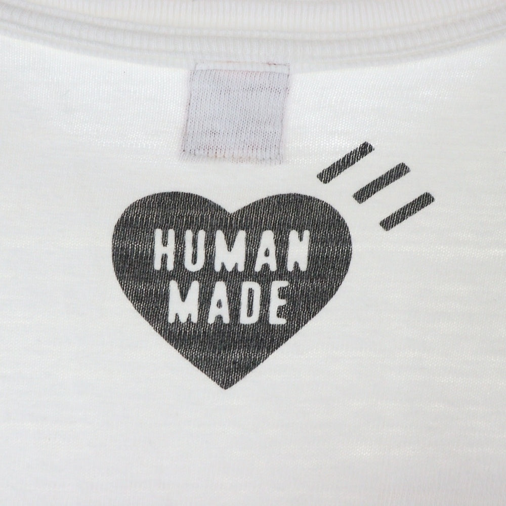 HUMAN MADE(ヒューマンメイド) GRAPHIC T-SHIRT Heart ハートプリント 半袖Tシャツ ホワイト
