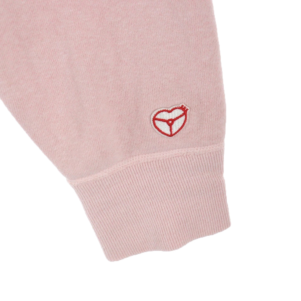 HUMAN MADE(ヒューマンメイド) TSURIAMI SWEATSHIRT クルーネックスウェットトレーナー ピンク